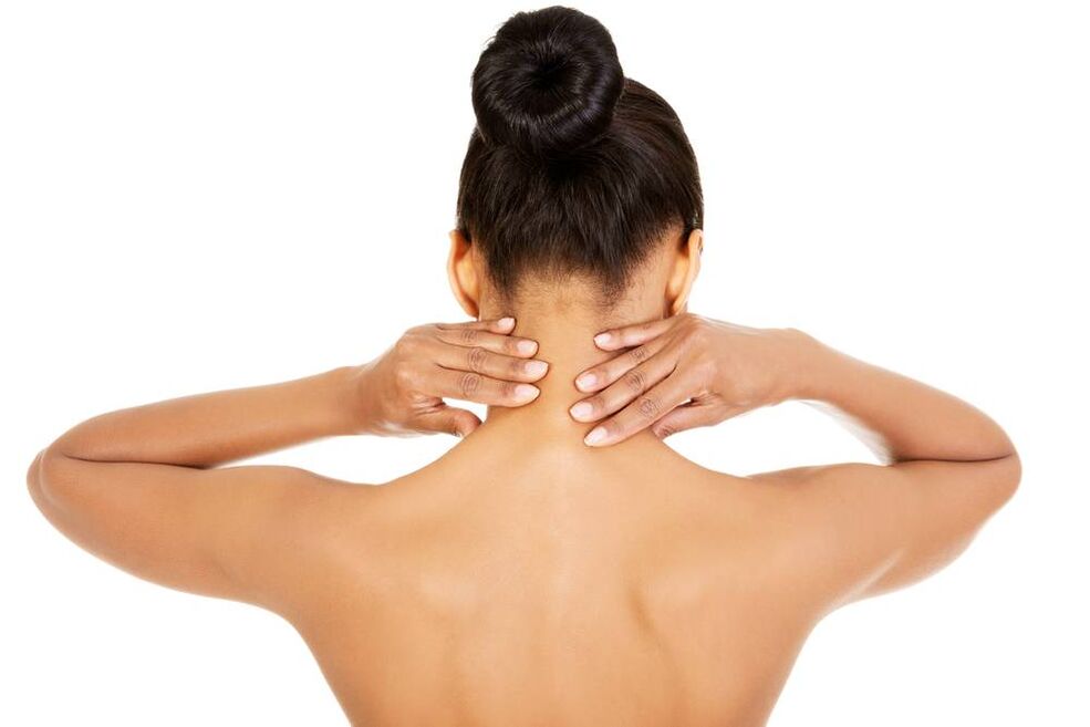 self-massage of the neck with osteochondrosis